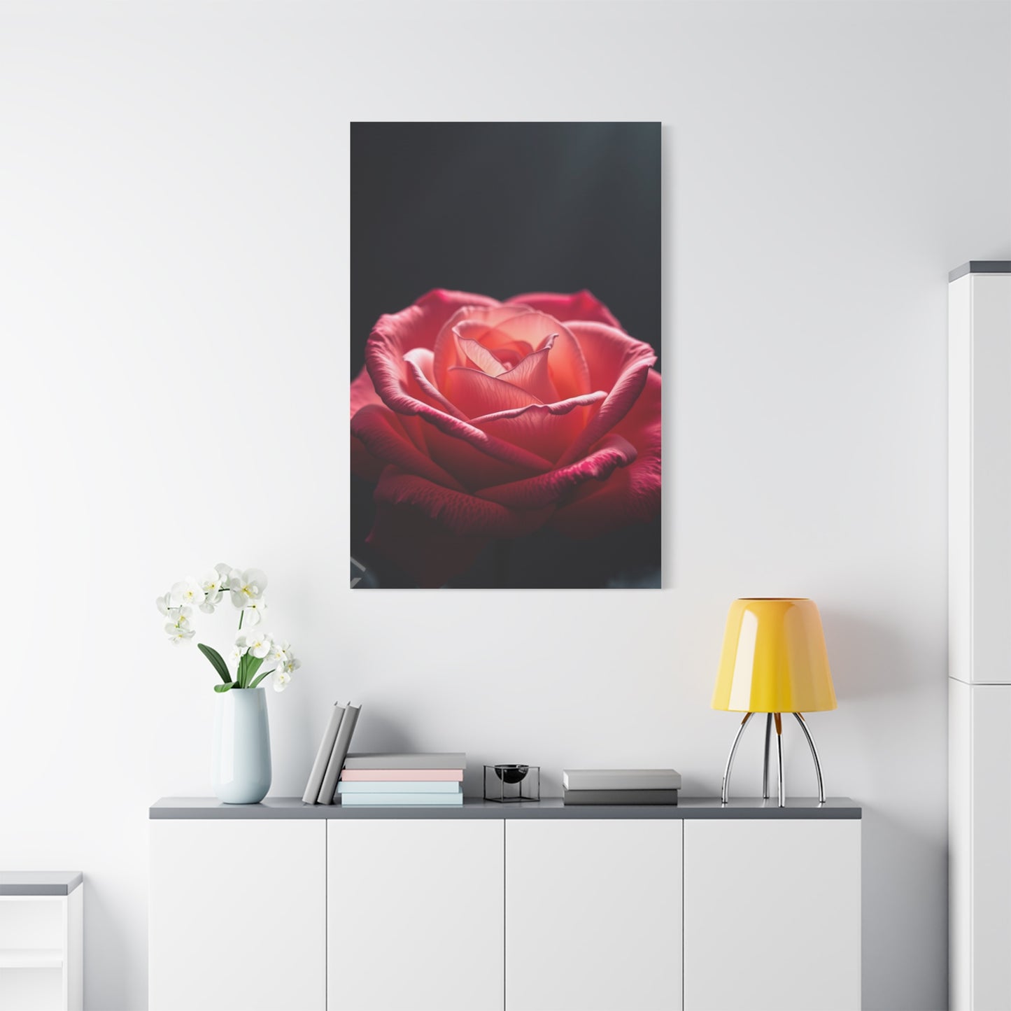Rose Flower Art Supreme Canvas Wall Art & Canvas Print