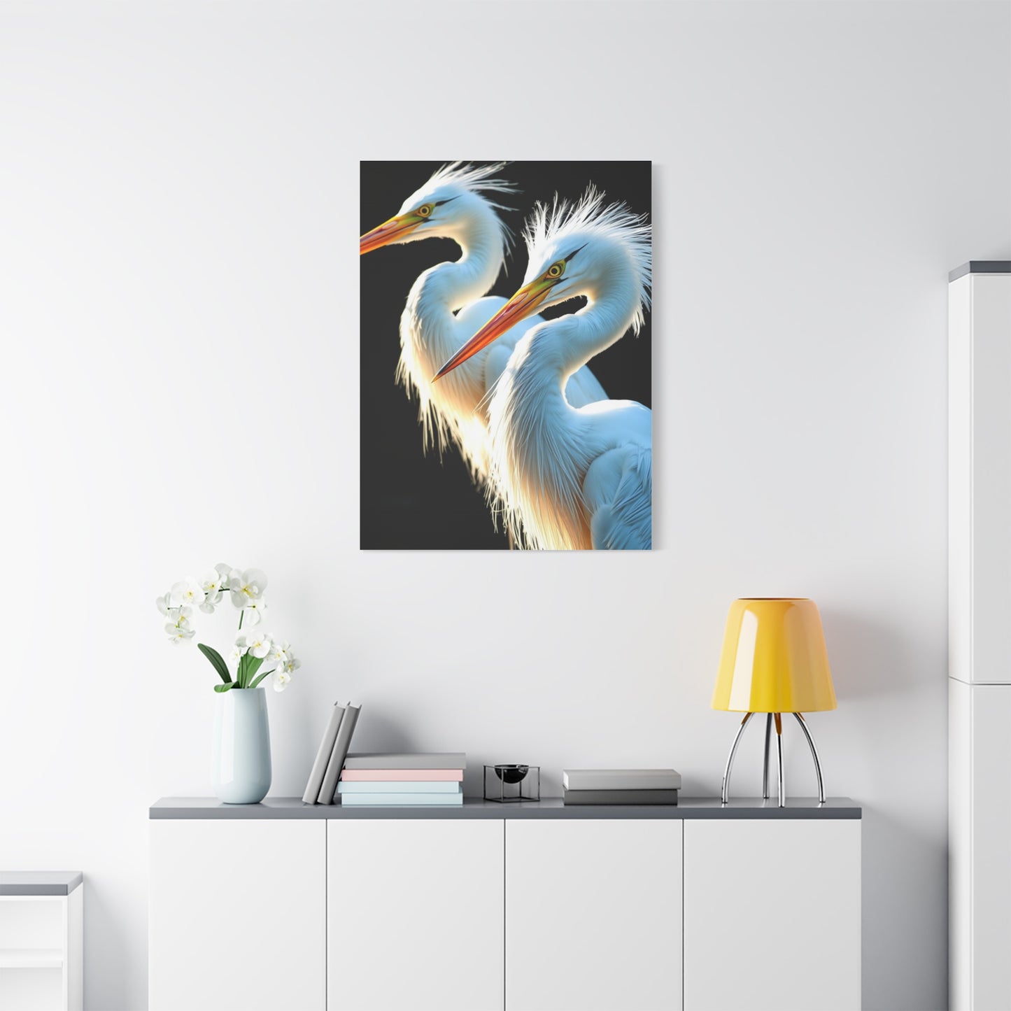 Herons and Egrets Art Supreme Canvas Wall Art & Canvas Print