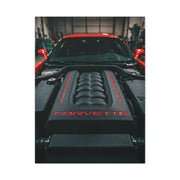 Chevrolet Corvette C6 Engine Bay Performance Detail Wall Art & Canvas Prints