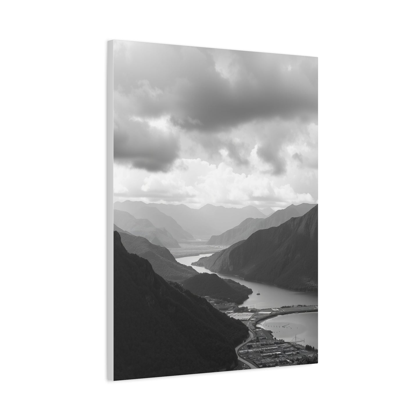 Black & White Scenic Landscapes Art Supreme Canvas Wall Art & Canvas Print