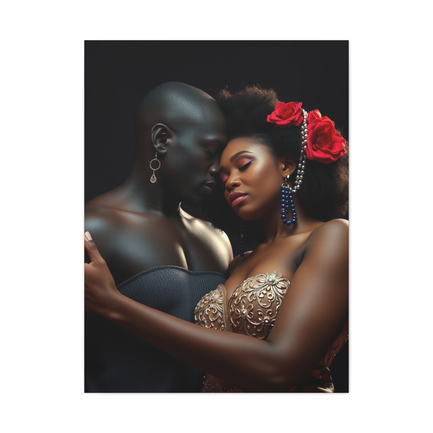 Black Love Art Premium Gallery Wall Art & Canvas Print
