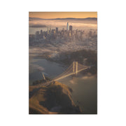 San Francisco Skyline Sunrise Fog Wall Art & Canvas Print