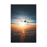 Skyward Sunset Departure Wall Art & Canvas Prints