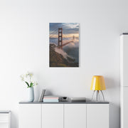 Golden Gate Bridge Through Morning Fog Wall Art & Canvas Print