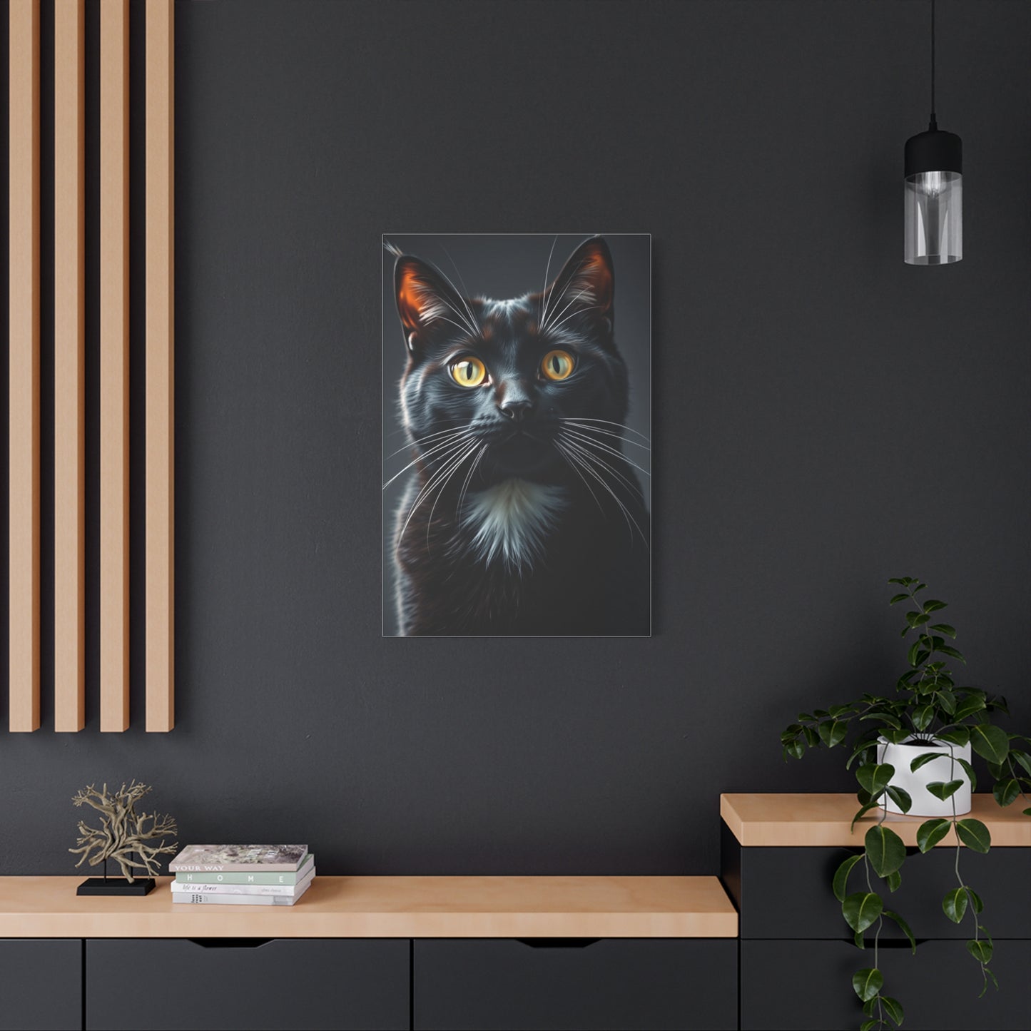 Supreme Tuxedo Cat Art Beautiful Collection Wall Art & Canvas Print