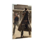 High Noon Gunslinger Showdown Wall Art & Canvas Print