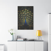 Opulent Jungle Peacock Display Wall Art & Canvas Print