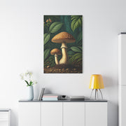Forest Mushroom Illustration Wall Art & Canvas Prints