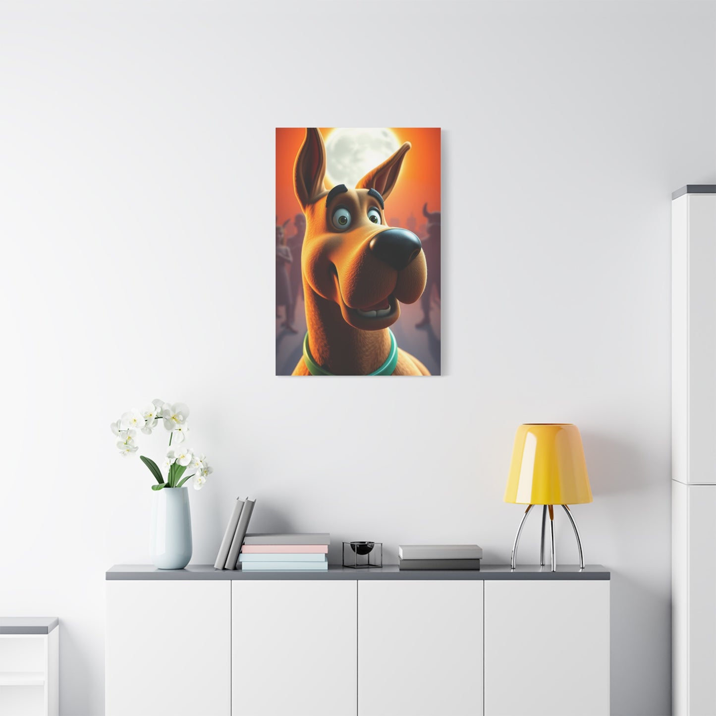 Scooby-Doo (TV Series) Characters Art Supreme Canvas Wall Art & Canvas Print