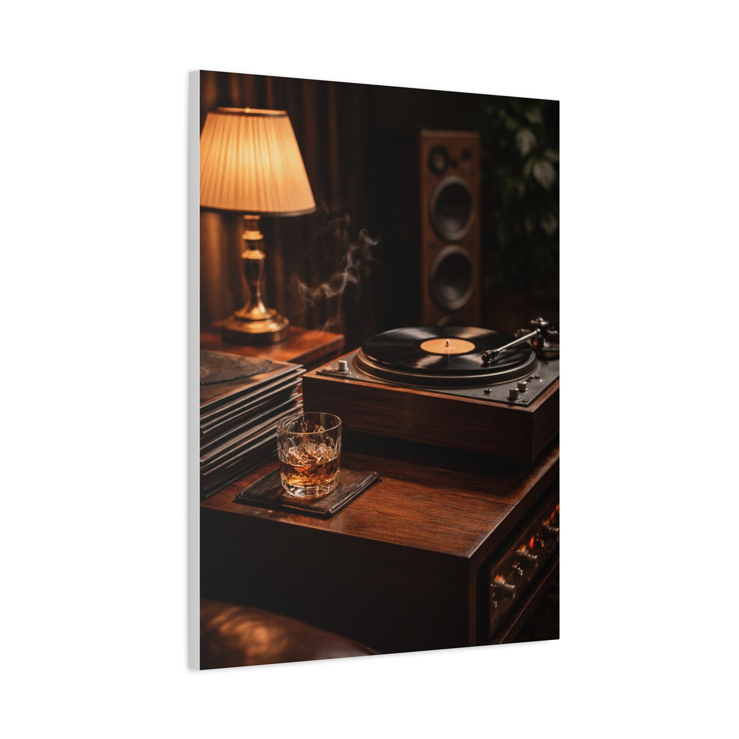 Vinyl Collector Studio Scene Wall Art & Canvas Print