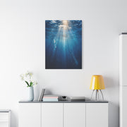 Underwater Sunlight Depth Ocean Scene Wall Art & Canvas Print