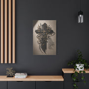 Grace Cross Metal Scripture Wall Art & Canvas Print