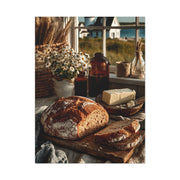 Farmhouse Breakfast Table Sourdough Still Life Wall Art & Canvas Print