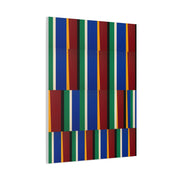 Offset Geometric Color-Field Wall Art & Canvas Print