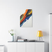 Expressive Multicolor Stroke Abstract Wall Art & Canvas Prints