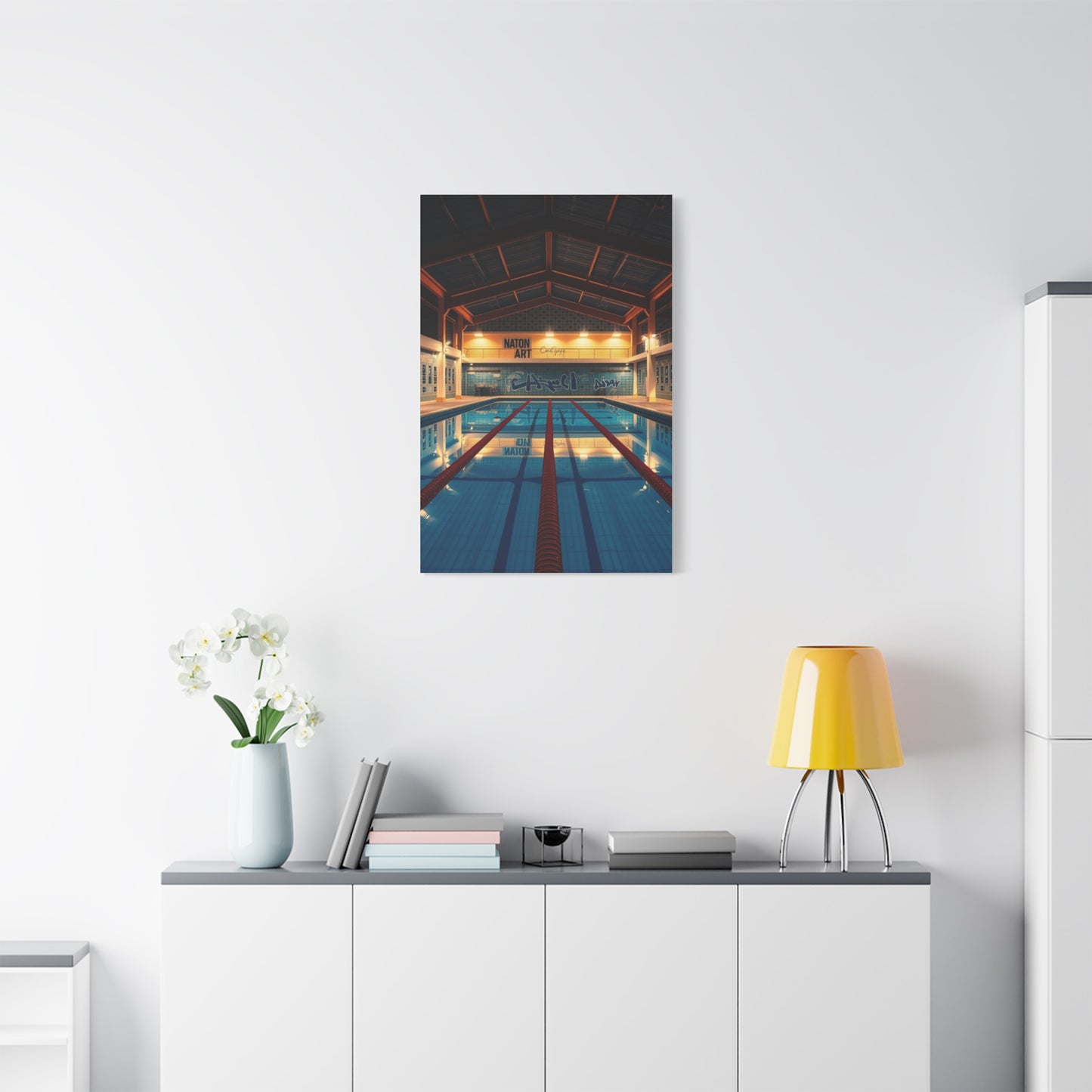Swimming Pool Art Supreme Canvas Wall Art & Canvas Print