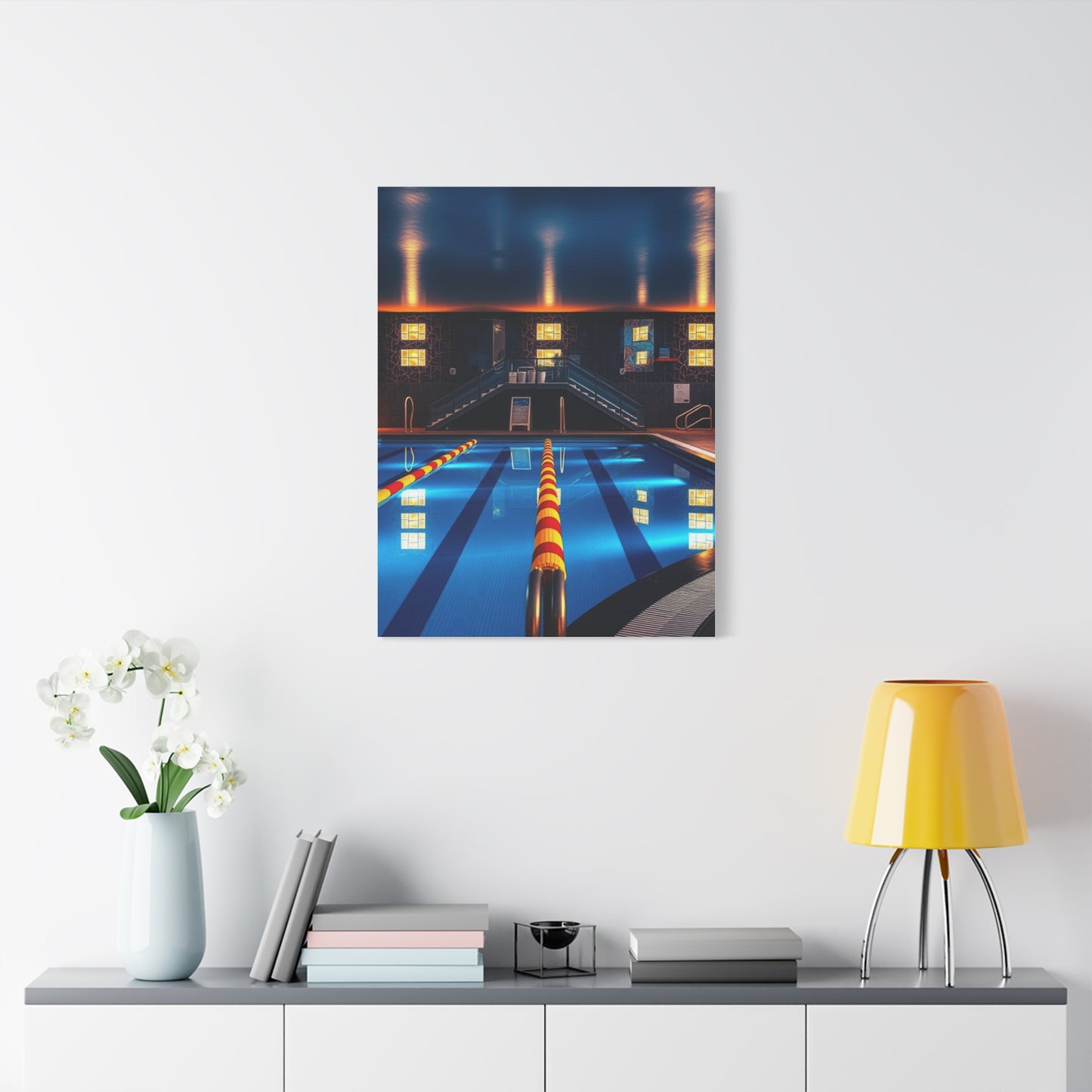 Supreme Swimming Pool Art Beautiful Collection Wall Art & Canvas Print
