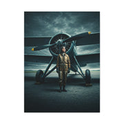 Pilot and Propeller Legacy Wall Art & Canvas Prints