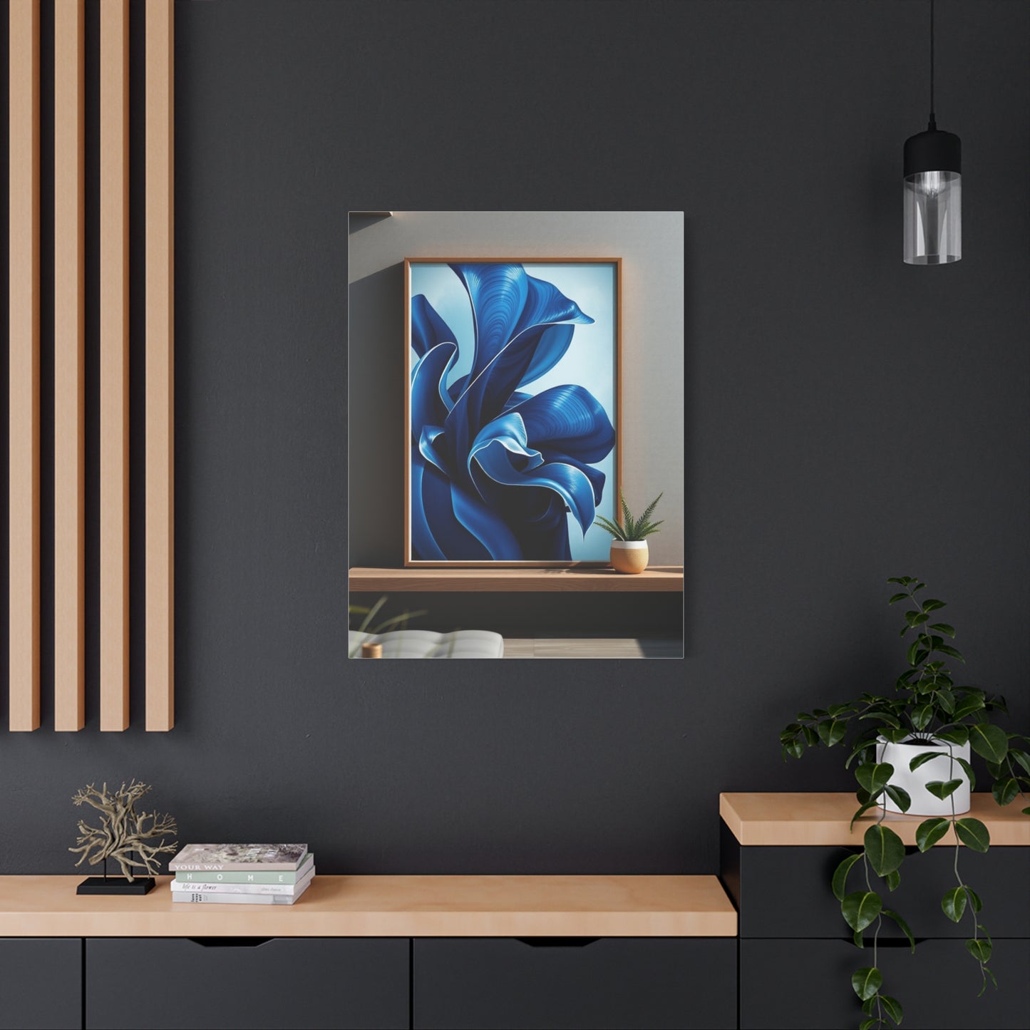 Navy Blue Art Supreme Canvas Wall Art & Canvas Print