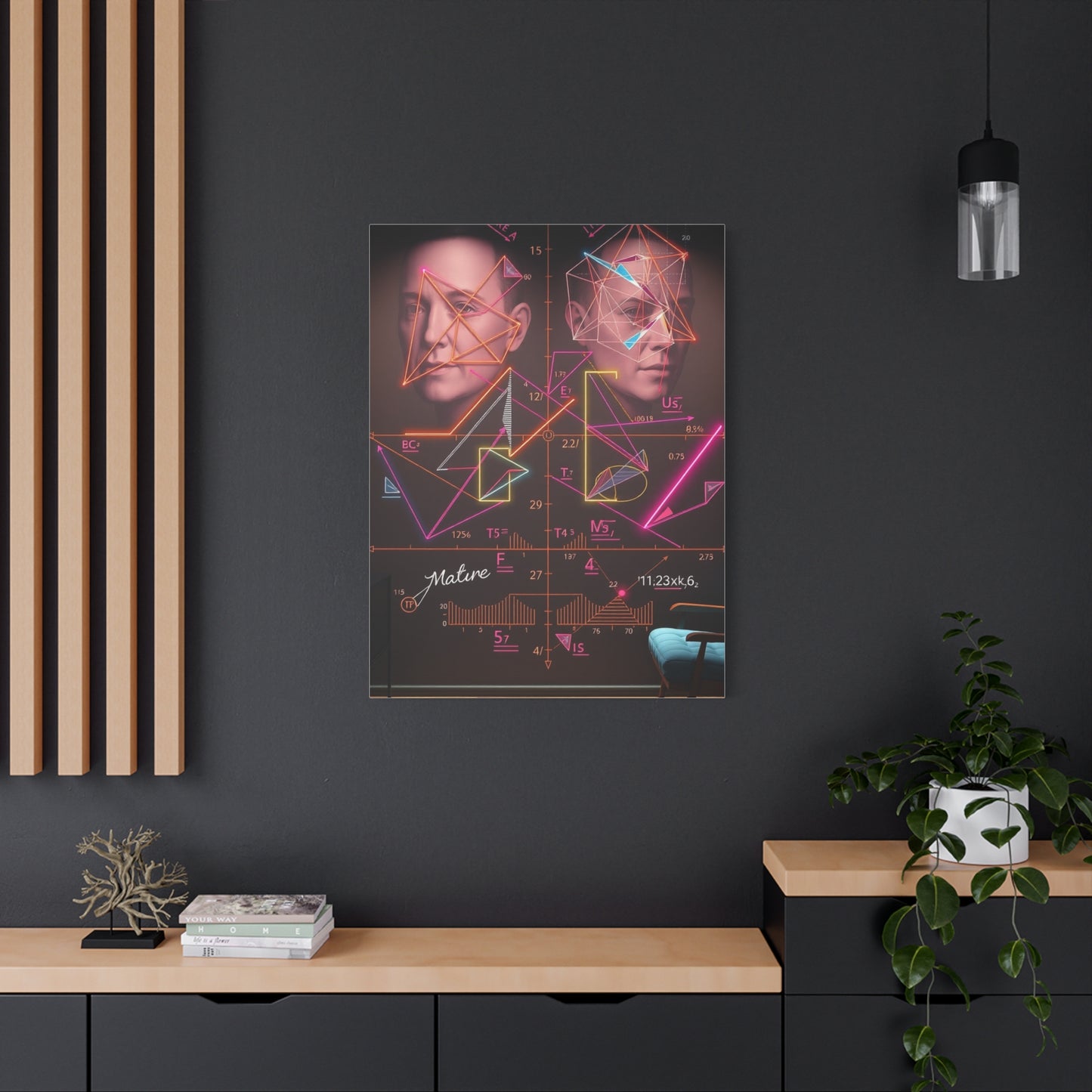Collection Modern Math Art for Creative Spaces Art Wall Art & Canvas Print