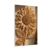 Artisan Woven Sunflower Relief Wall Art & Canvas Print