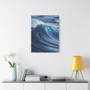Dynamic Ocean Curl Motion Detail Wall Art & Canvas Print