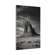 Desert Monolith Black and White Southwest Wall Art & Canvas Print