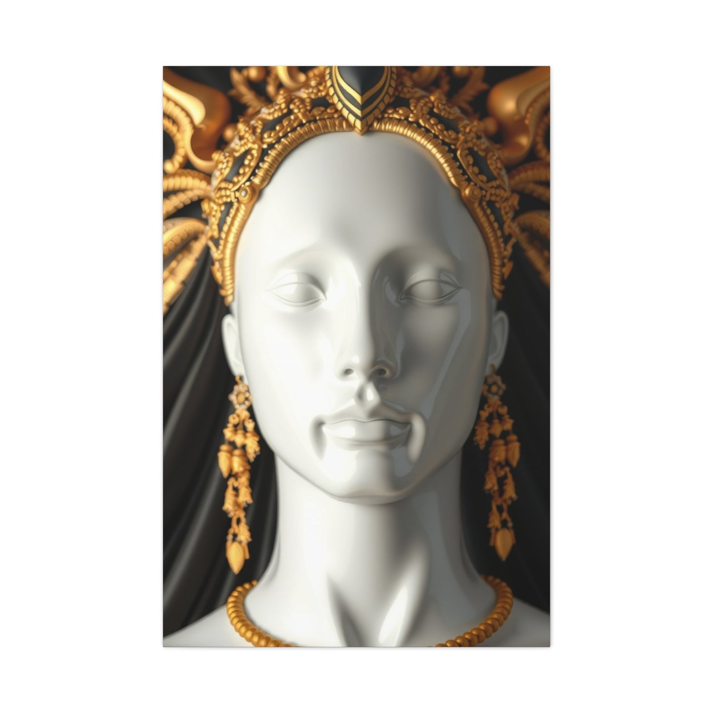 Black White and Gold Art Supreme Gallery Wall Art & Canvas Print