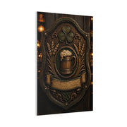 Irish Pub Heritage Crest Wall Art & Canvas Print