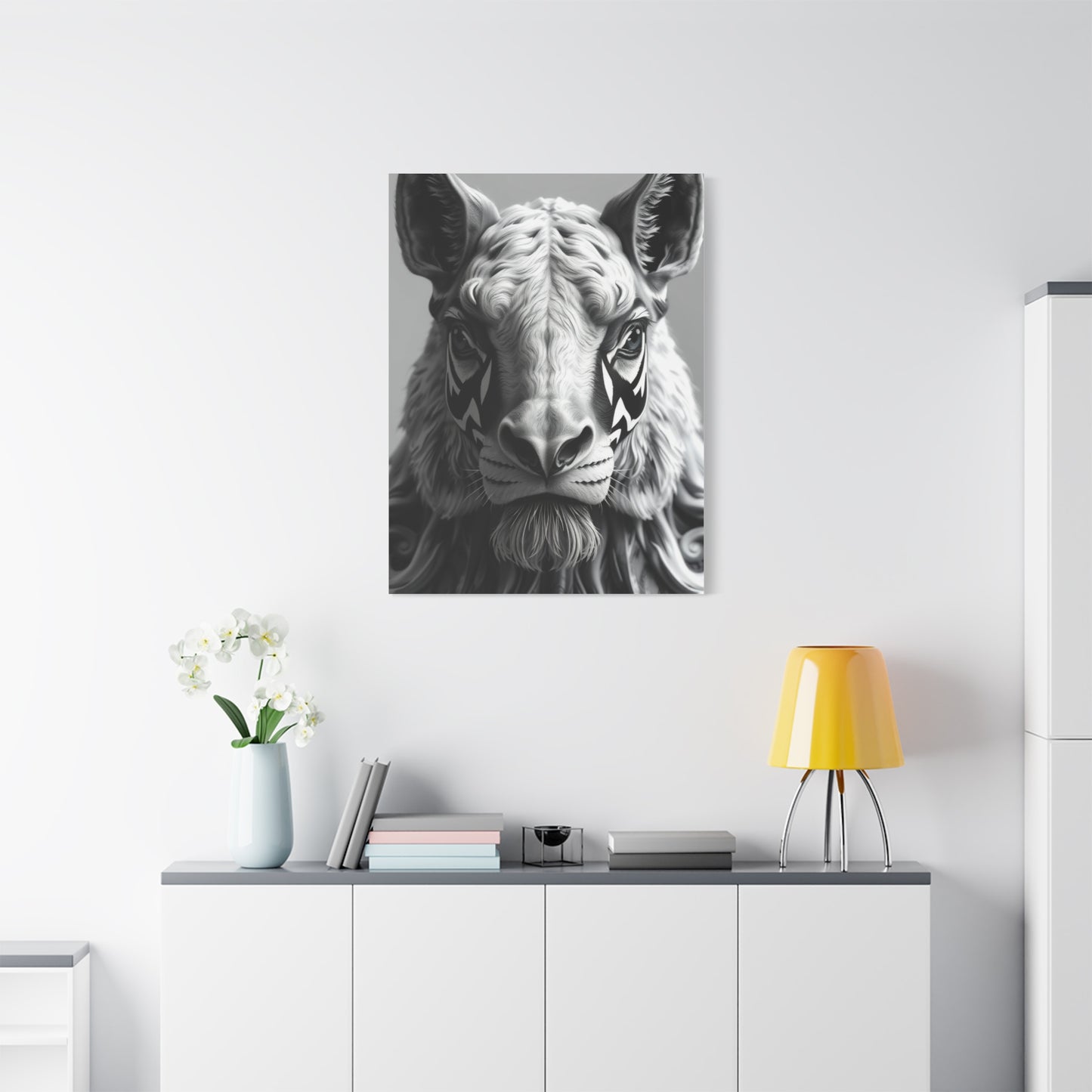 Gray & White Art Canvas Art 8 Wall Art & Canvas Print