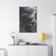 Smoke Ink Monochrome Abstract Wall Art & Canvas Print