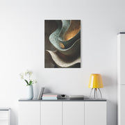 Sculptural Flow Abstract Form Wall Art & Canvas Print