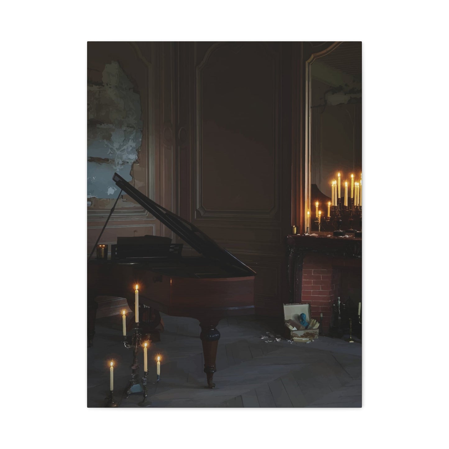 Candlelit Room Wall Art & Canvas Prints