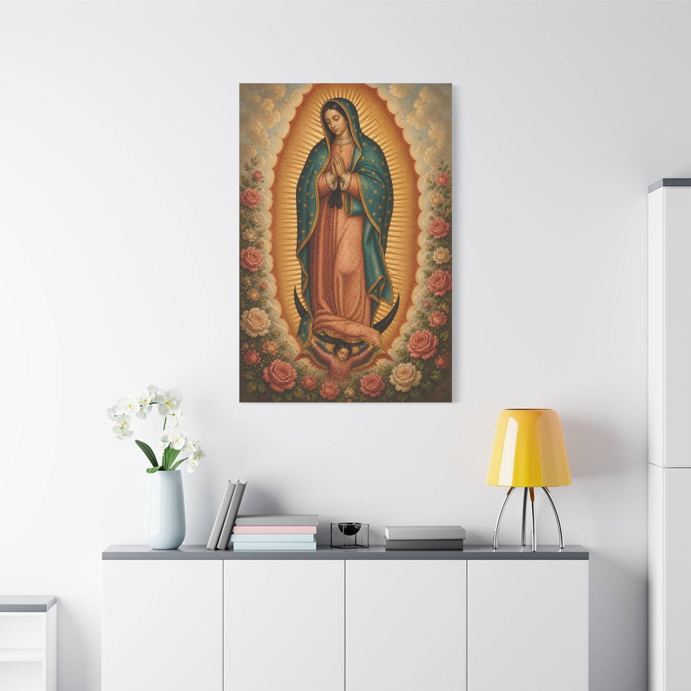 Our Lady of Guadalupe Sacred Icon Wall Art & Canvas Print