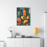 Cubist Dining Still Life Wall Art & Canvas Print