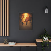World Journey Aviation Map Wall Art & Canvas Prints