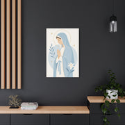Minimalist Modern Mary Wall Art & Canvas Print