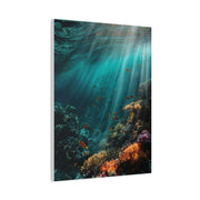 Underwater Marine Coral Reef Scene Wall Art & Canvas Print