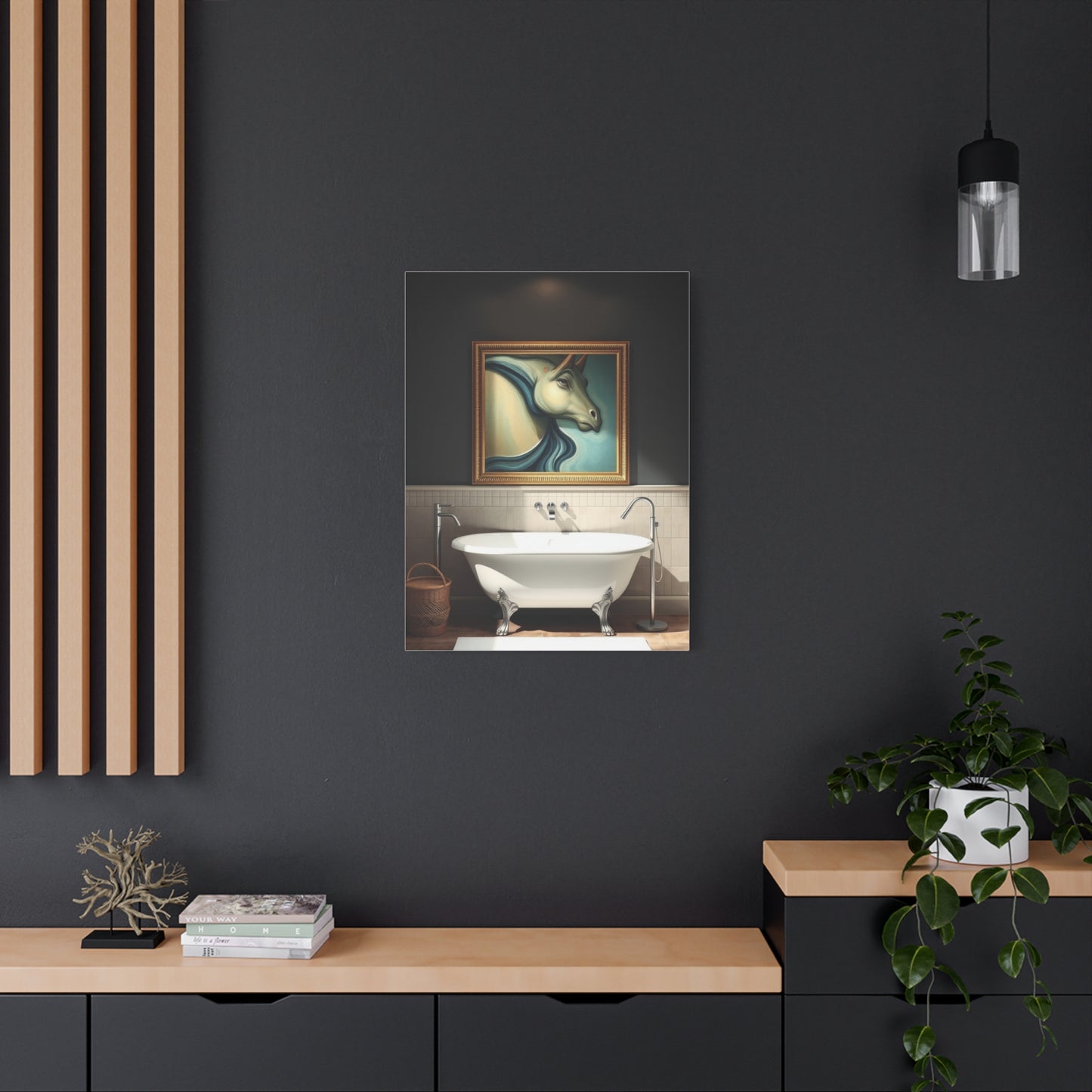 Serene Splash Artistry Wall Art & Canvas Print