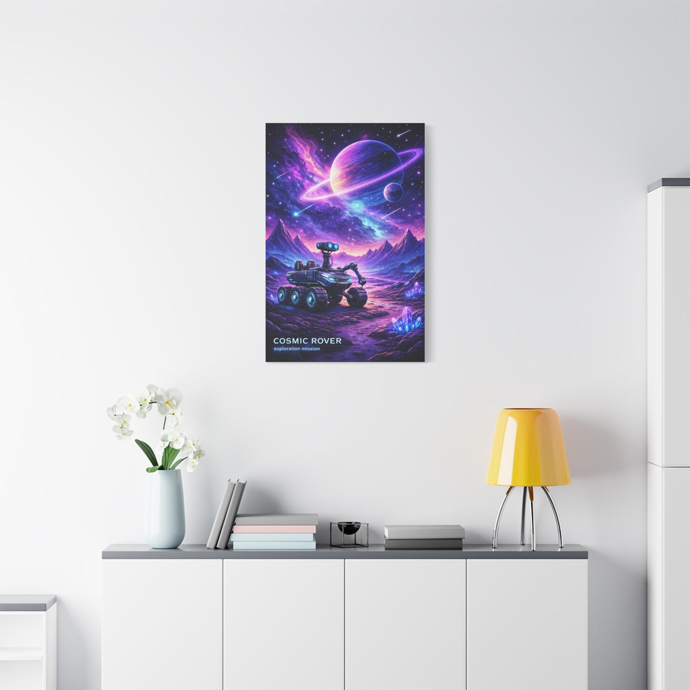 Cosmic Rover Exploration Wall Art & Canvas Print