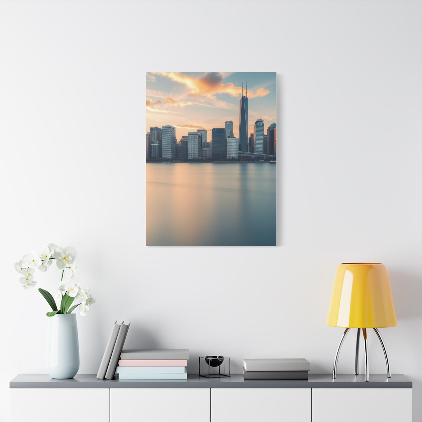 Chicago Skylines Art Canvas Art 9 Wall Art & Canvas Print