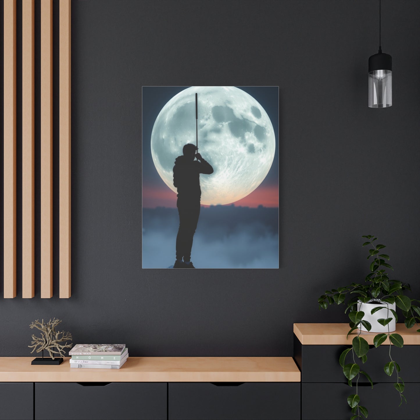 Masterpiece Full Moon Art Vision Wall Art & Canvas Print