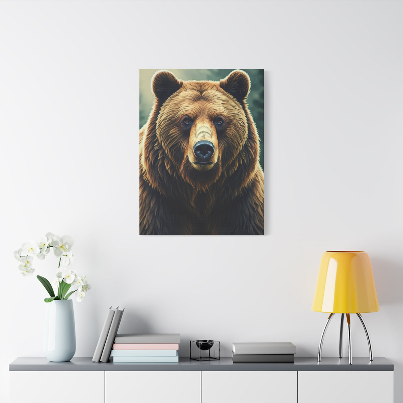 Grizzly Bear Profile Study Wall Art & Canvas Prints