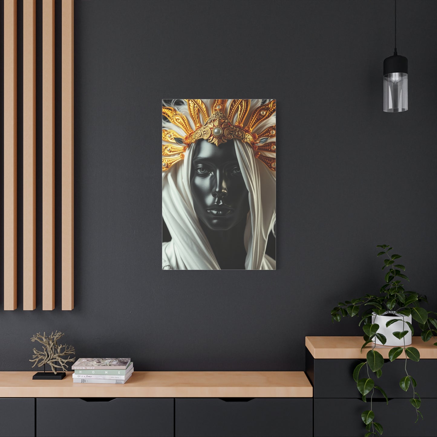 Supreme Collection Black White and Gold Art Wall Art & Canvas Print