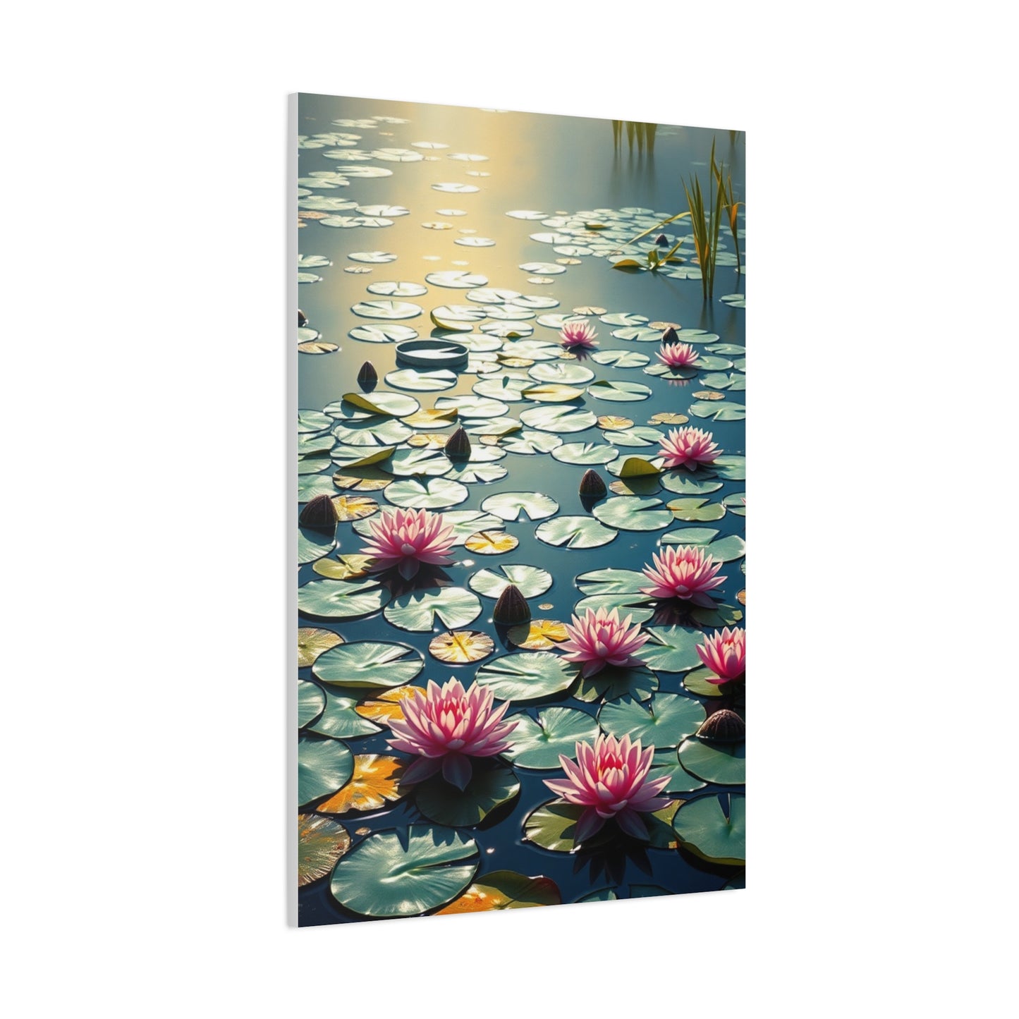 Claude Monet Water Lilies Art Refined Canvas Wall Art & Canvas Print