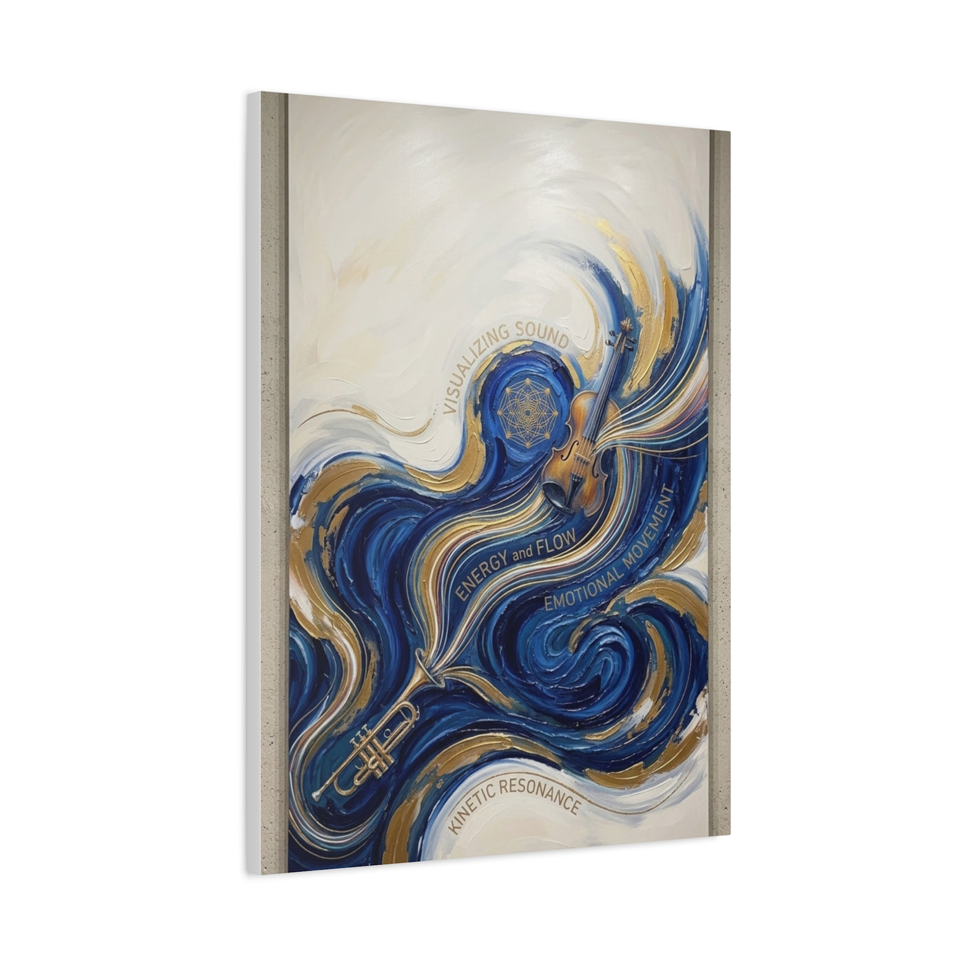 Symphony of Motion Concept Painting Wall Art & Canvas Print