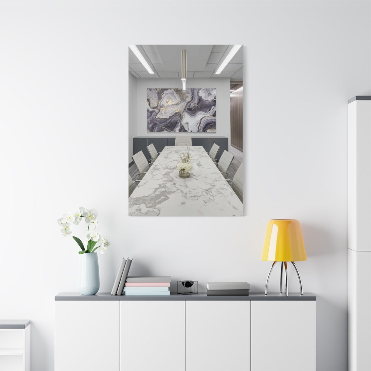Mineral Stone Inspired Law Office Conference Wall Art & Canvas Print