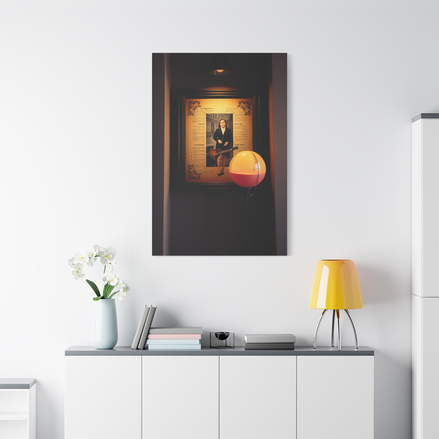 Retro Elegance Canvas Wall Art & Canvas Print