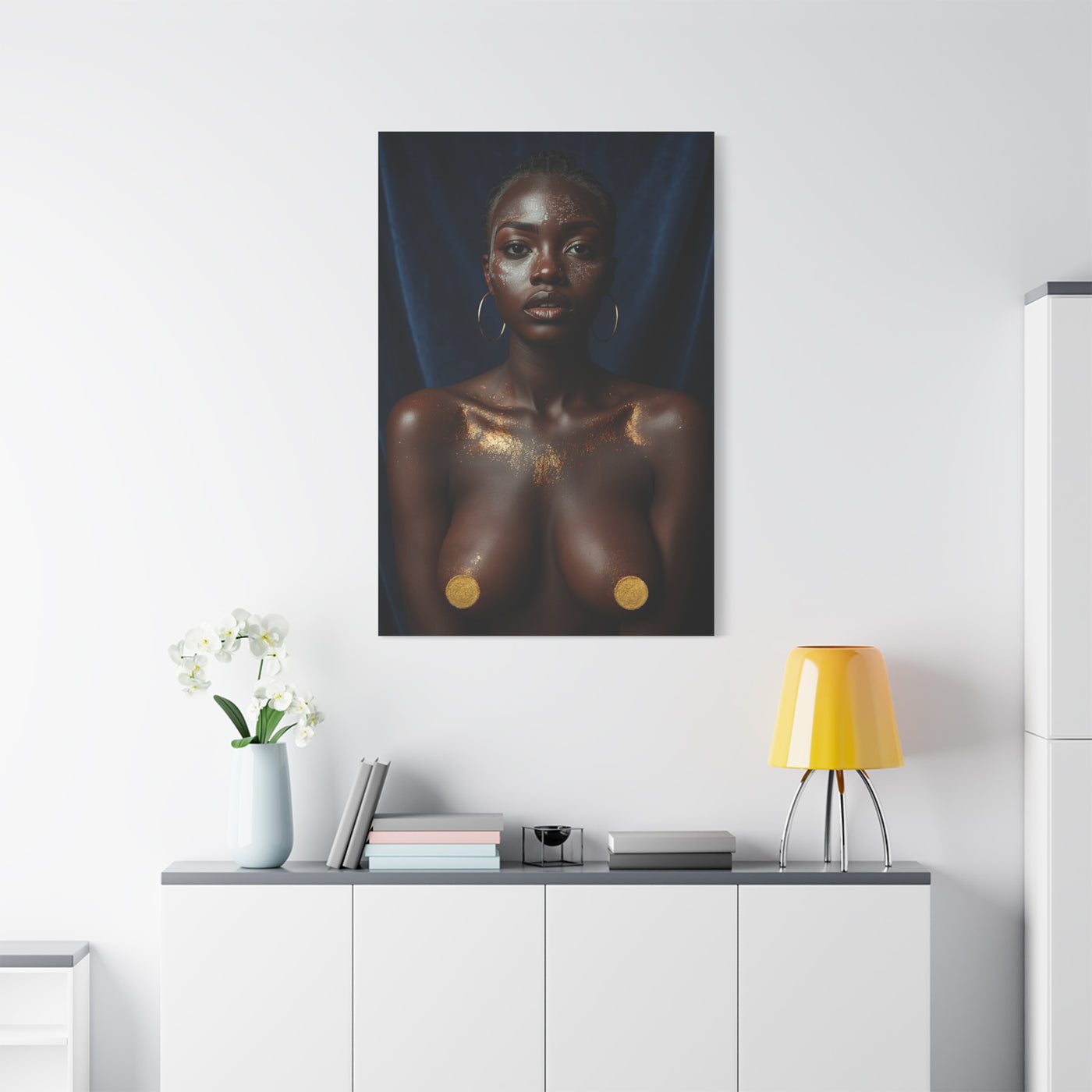 Gold Dust Portrait Study Wall Art & Canvas Print