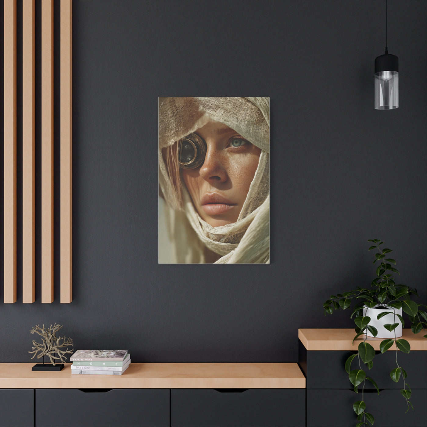 Veiled Lens Surreal Portrait Wall Art & Canvas Print
